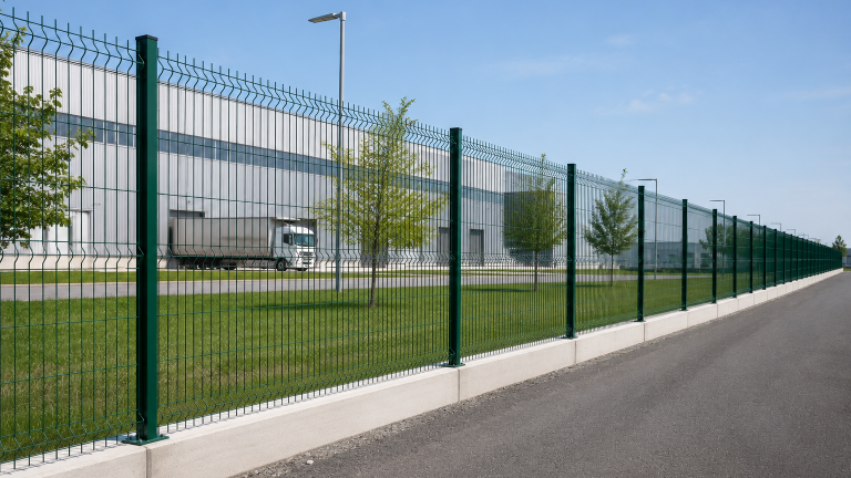 Clôture rigide sur site industriel par TPF 21