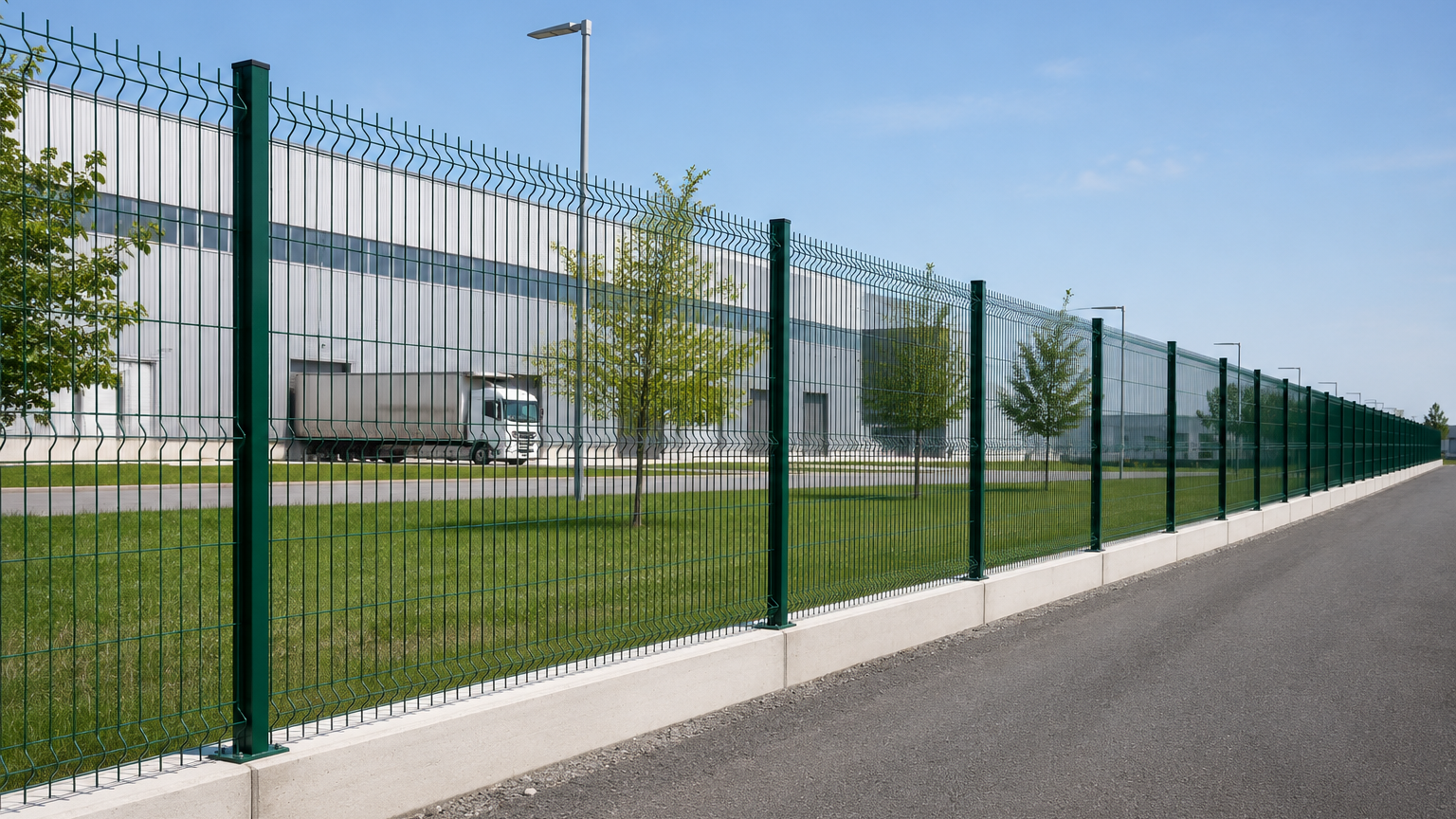 Clôture rigide sur site industriel par TPF 21